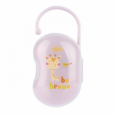 Porta Chupete Doble Rosa Chicco 0m+
