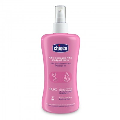 Chicco Aceite de masaje pre y postnatal 4 en 1