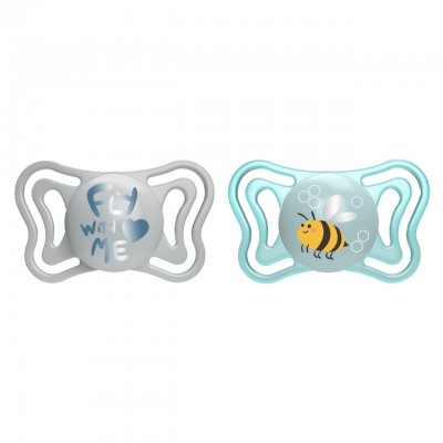 Succhietto Chicco Physio Forma Light Silicone 2 pz Azzurro 2-6 m