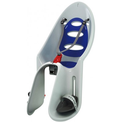 Seggiolino Bici Posteriore Okbaby Eggy Argento/Blu