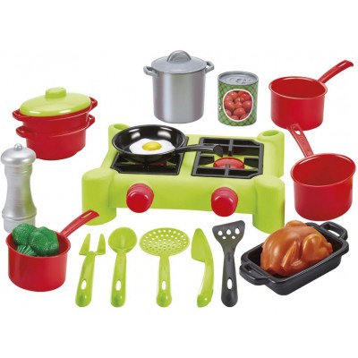 Cucina Ecoiffier Set Pranzo con Fornello 