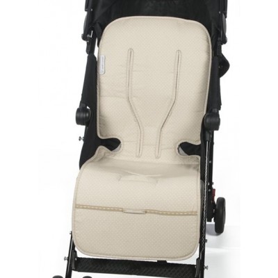 Pasito A Pasito Colchoneta Para Silla De Paseo De Verano Universal Laforet En Topito Beige Rivestimento Universale per Passeggino Pasito a Pasito LaForet Beige