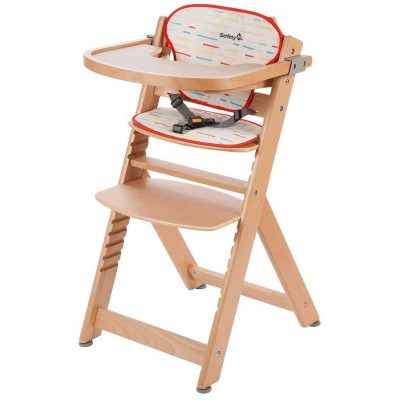 Seggiolone Pappa Evolutivo Safety 1st Timba Naturale con Cuscino Redline