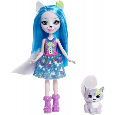 Bambola Mattel Enchantimals Winsley il Lupo e Trooper