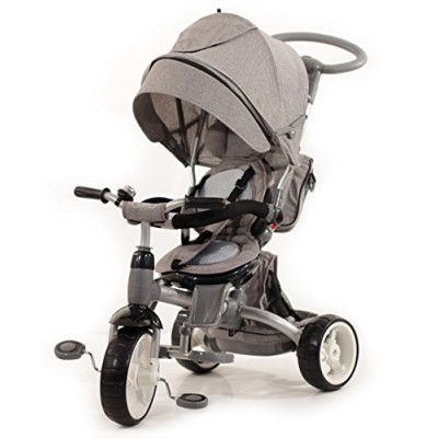 Triciclo Giro Baby's Clan 6 in 1 Grigio