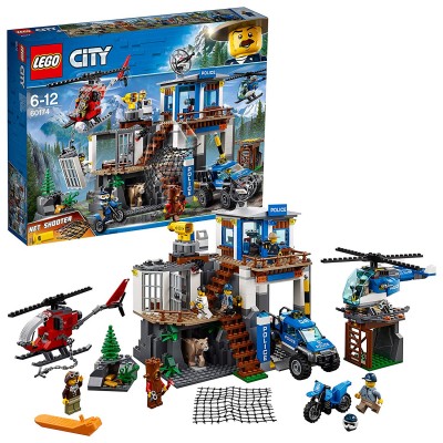 Costruzioni Lego City Quartier Generale della Polizia Di Montagna