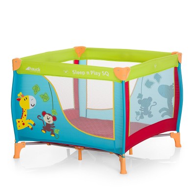Hauck Sleep N Play Sq - Cuna De Viaje Diseño Jungle Fun