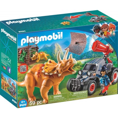 Fuoristrada con Rete per i Dinosauri Playmobil 