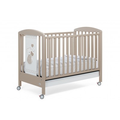 Foppapedretti Dolcecuore 500 Cuna Con Lateral Regulable Taupe