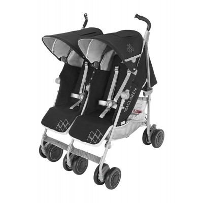Passeggino Gemellare Maclaren Twin Techno Black