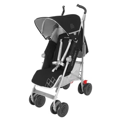 Passeggino Maclaren Techno XT Black Silver