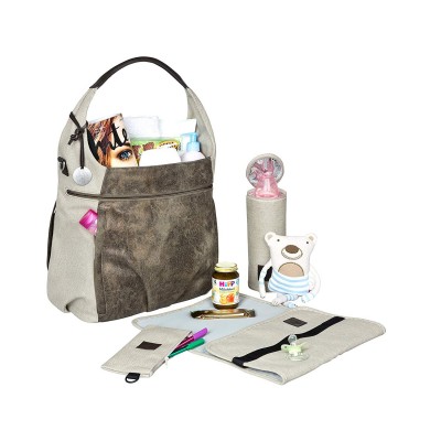 Borsa Fasciatoio Lässig Hobo Casual Olive Beige