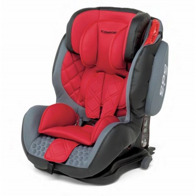 Foppapedretti Isodinamik - Silla De Coche Grupos 1/2/3, Color Rojo/negro/gris