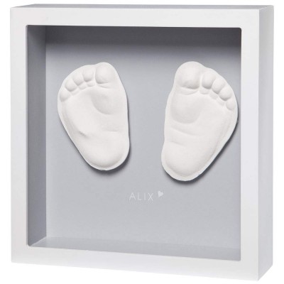 Kit Impronta per Piedini Baby Art My Little Steps Hello Color Grey
