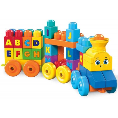  Costruzioni Mega Bloks il Treno dell' Alfabeto 50 pz