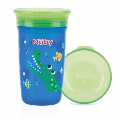 Tazza Nuby Wonder Cup 300ml Blu Verde