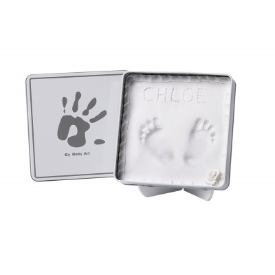 Kit Impronta Baby Art Magic Box White & Grey