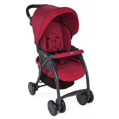  Passeggino Chicco Simplicity Plus Top Scarlet con Coprigambe