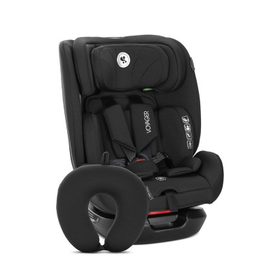 Silla de Coche Lorelli VOYAGER i-Size negra 40-150 cm con almohada de viaje