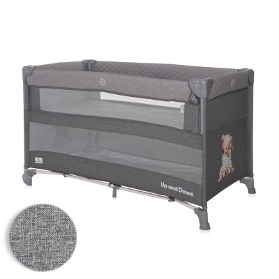 Cuna de Viaje Lorelli UP and DOWN Cool Grey Bear