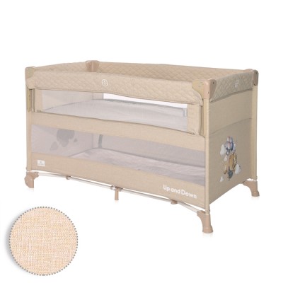 Cuna de Viaje Lorelli UP and DOWN Beige Flying Friends