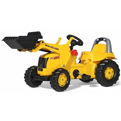 Trattore a Pedali con Ruspa Rolly Toys New Holland W190C