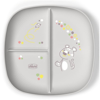 Chicco Piatto porzionato 12m+ Grigio