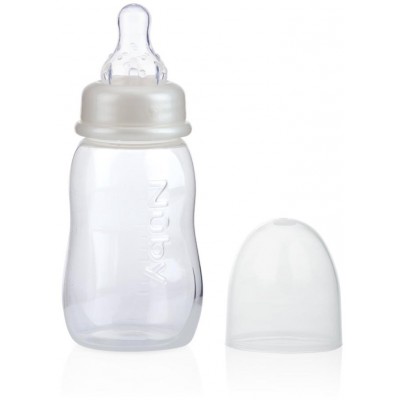 Biberon Nuby Pastel Anticolica 150 ml Bianco