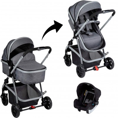 Trio Trasformabile Safety 1St Hello 3 in 1 Black Chic 