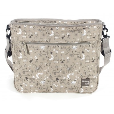 Borsa Fasciatoio Walking Mum Circ Pietra