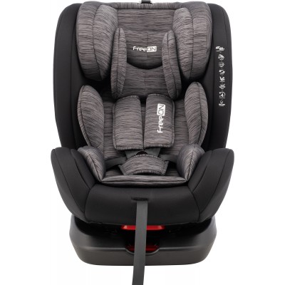 Seggiolino Auto FreeON Sierra i-Size Girevole a 360° Isofix da 40-150 cm Nero