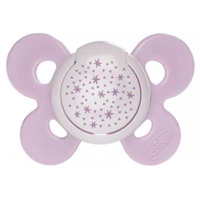 Succhietto Chicco Physio Comfort Night Silicone Lilla 16-36 m