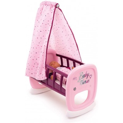Culla per Bambole Smoby Baby Nurse con Baldacchino