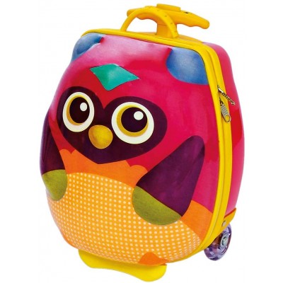 Valigia Oops Happy Trolley Gufo