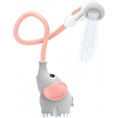 Yookidoo Elefante Baby Shower Rosa - Juguete de Baño 0-2 Años