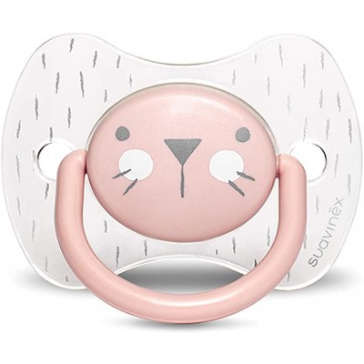 Succhietto Suavinex in Silicone Hygge Rosa 6-18 m