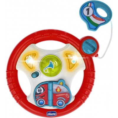 Gioco Chicco Il Mio Primo Volante con luci e suoni e gancio per Passeggino