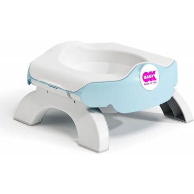 OKBABY Roady - Orinal plegable y entrenador de inodoro para niños, azul (15)