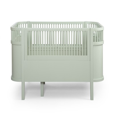 The Sebra Bed Baby & Jr. &ndash; culla trasformabile in letto junior Mist Green