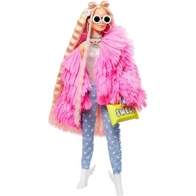 Bambola Barbie Extra N.3 con 15 Accessori