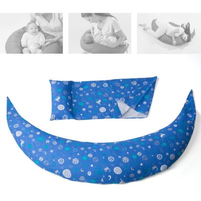 Cuscino Gravidanza e Allattamento Nuvita DreamWizard Boy Blu