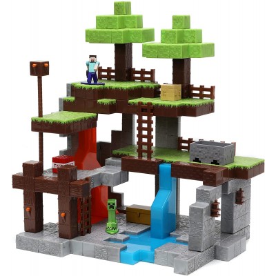 Playset Jada Toys Minecraft Nano Scene Overworld