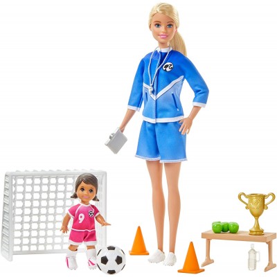 Bambola Barbie Allenatrice di Calcio