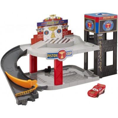 Pista Disney Cars Piston Cup Garage