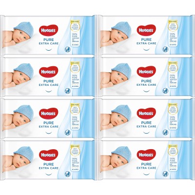 Kit Salviettine Huggies Pure Extra Care 8 Pacchi da 56 pz