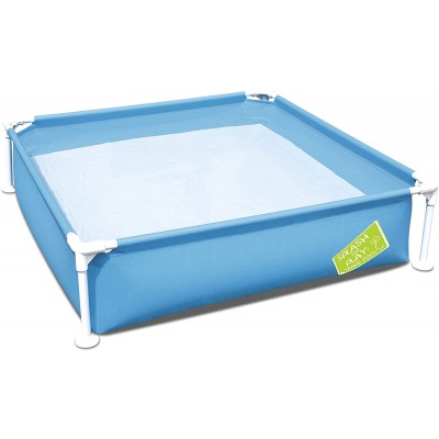 Piscina Quadrata Bestway 122 x 122 cm Blu 