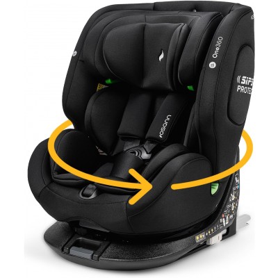 Silla de Coche con Rotación de 360° OSANN One360 Isofix 40-150 cm All Black