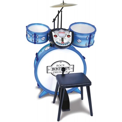  Batteria Bontempi con Partner Elettronico Blu