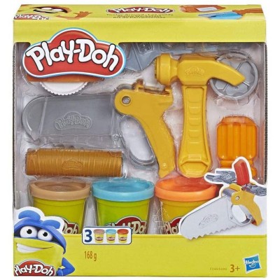 Plastilina Hasbro PlayDoh Set Attrezzi Falegname