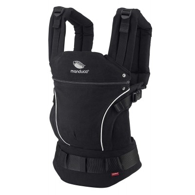 Marsupio Manduca First Baby Carrier Pure Cotton Black